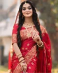 স্বর্ণলতা – অরিজিনাল প্রিমিয়াম বঁধুয়া বেনারসি শাড়ি 🌸