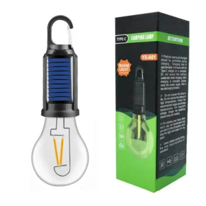 Solar Rechargeable Hanging LED Light – বিদ্যুৎ ছাড়াই আলো - 2 পিস বাল্ব ( Special Discount)